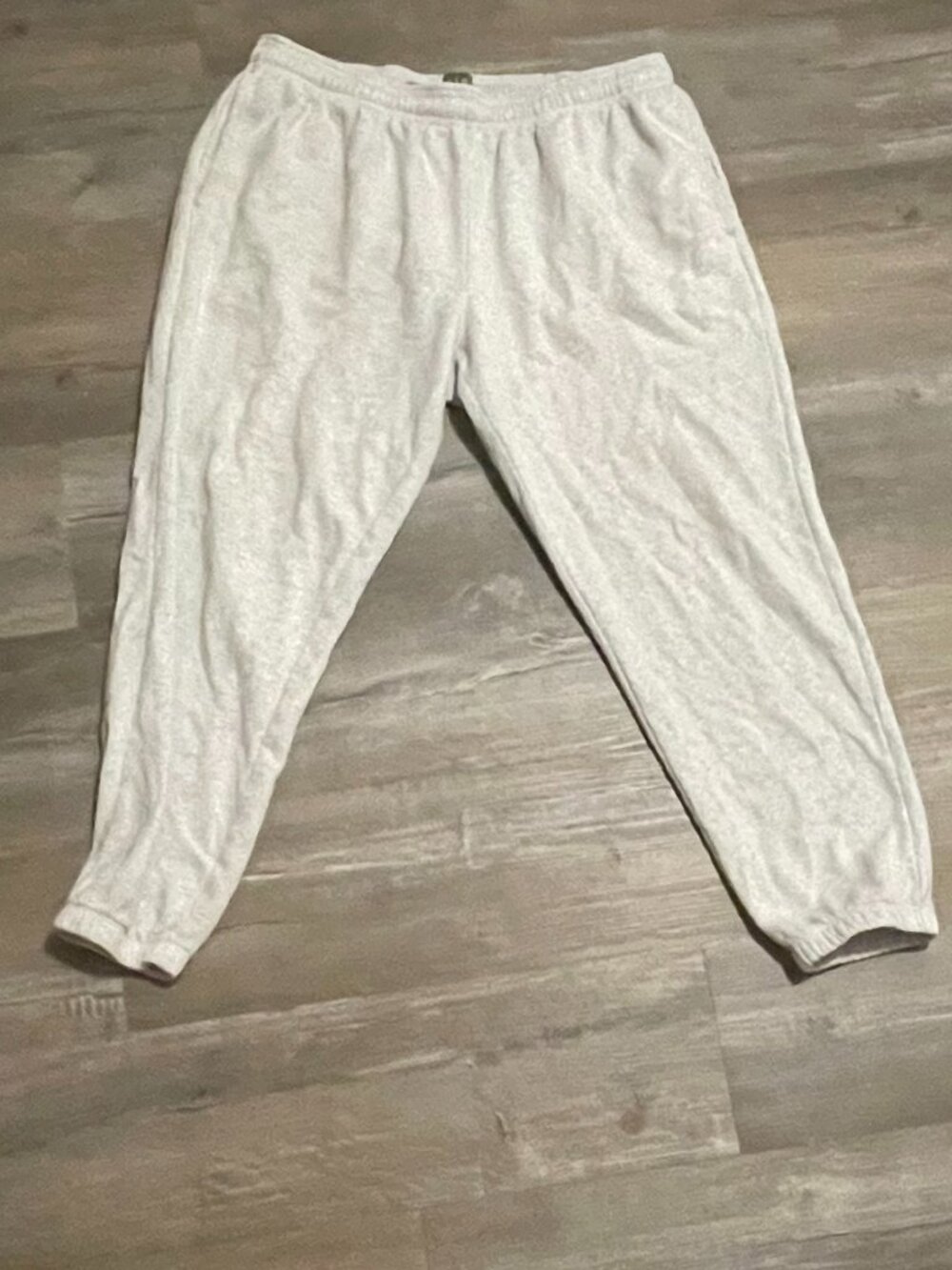 Gap Men’s Vintage Gray Sweatpants, Pockets & Drawstring straight leg Size L